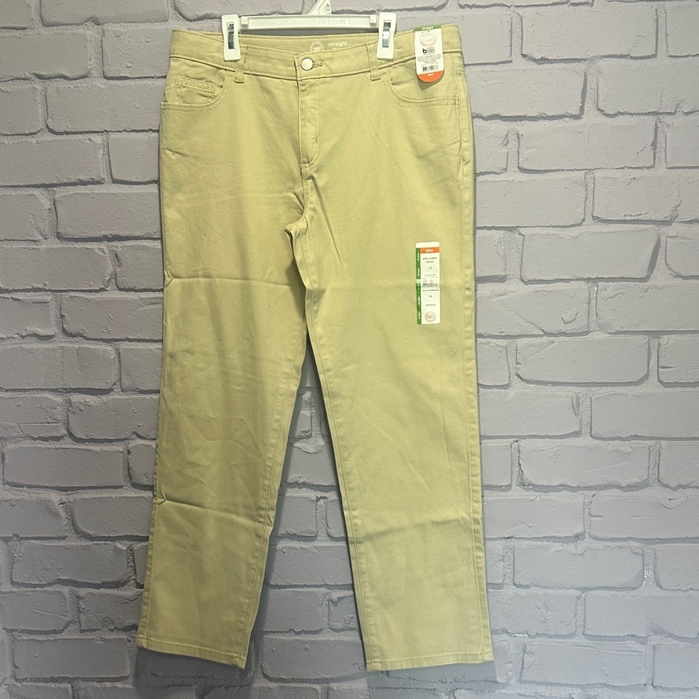 NEW Wonder Nation Men's Khaki Chinos size 16